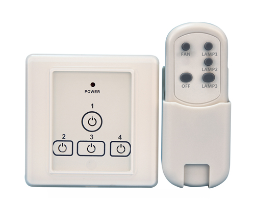 BRT-611 Glass Screen Remote Switch for 4 loads